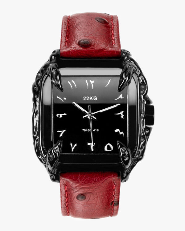 CANINE WATCH® OSTRICH SERIES - BLACK DIAL